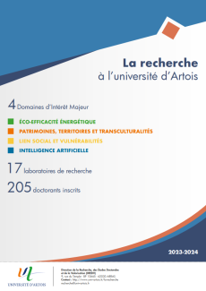 Couverture la plaquette Recherche 2023/2024